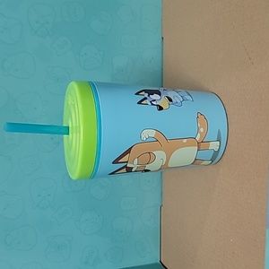 Bluey Heeler Family Cup w/Lid and Straw
